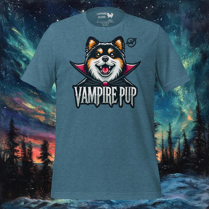 Vampire Pup T-paita – Suomen lapinkoira Halloween Vampire Design