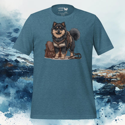 Finnish Lapphund T-Shirt – Trail-Ready Explorer Design for Adventurers