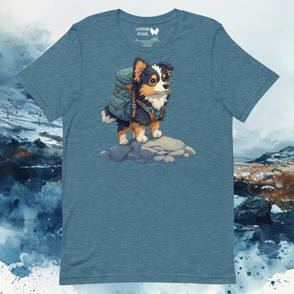 Finnish Lapphund T-Shirt – Adventurous Hiker Design for Nature Explorers