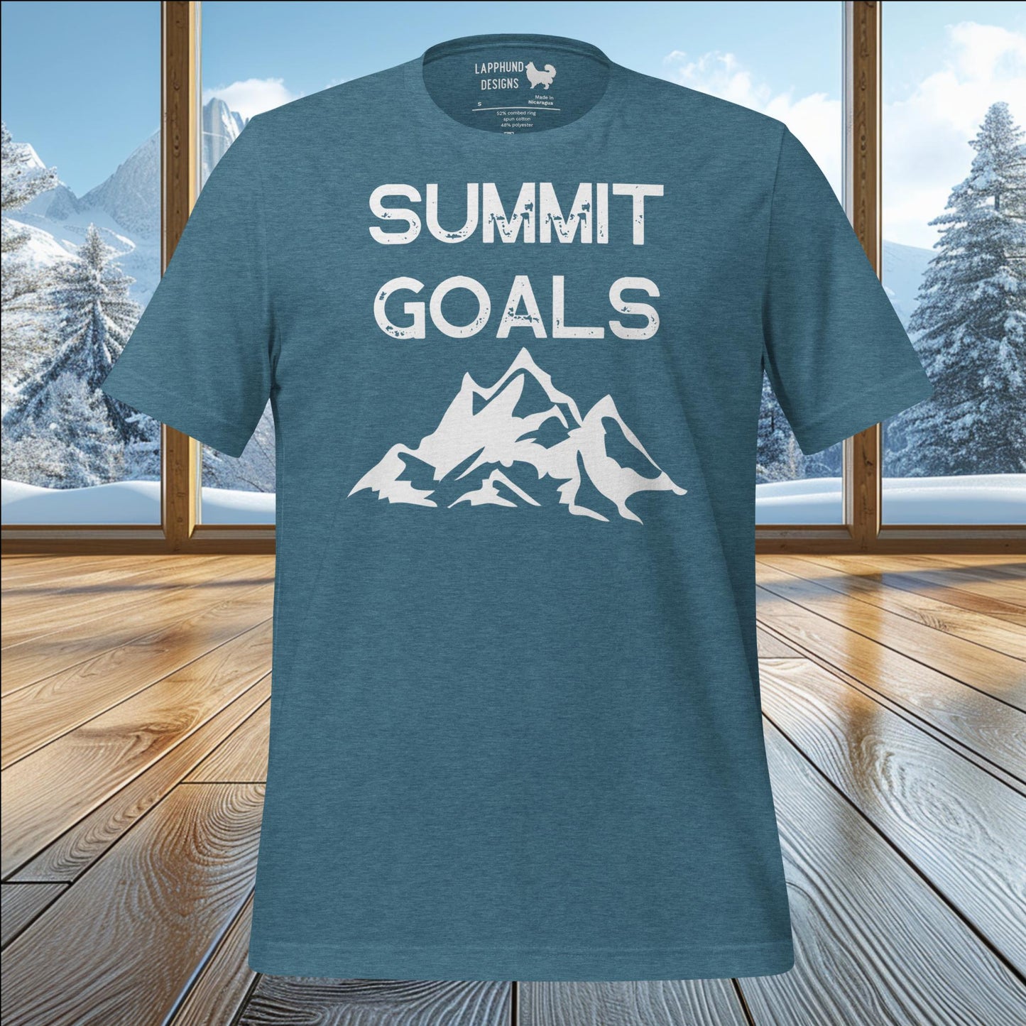 Summit Goals Mountain Adventure T-Shirt – Perfect for Nature and Peak Enthusiasts