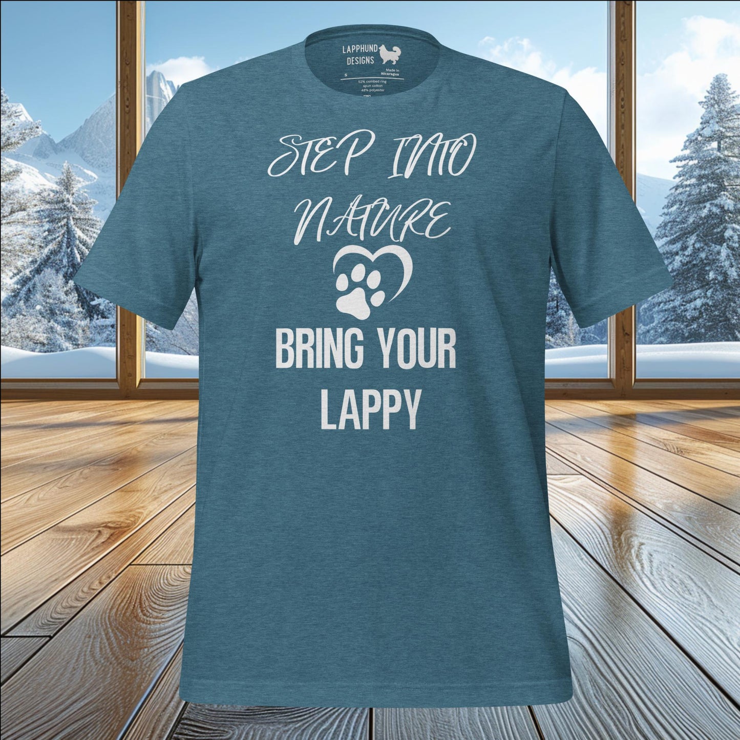 Step Into Nature with Your Lappy T-Shirt – Perfect for Lapphund Adventures