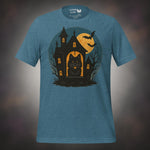 Finnish Lapphund Haunted House Halloween T-Shirt