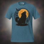 Finnish Lapphund Halloween Moon Howl T-Shirt