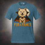 Finnish Lapphund Fur & Fangs Halloween T-Shirt