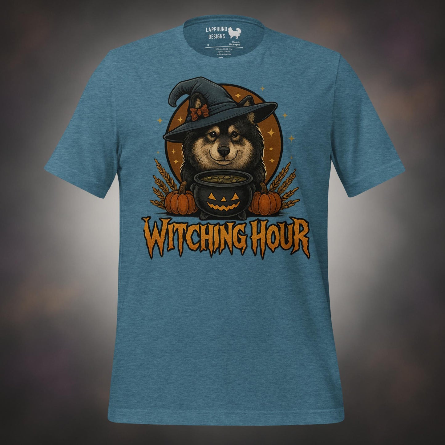 Finnish Lapphund Witching Hour Halloween T-Shirt