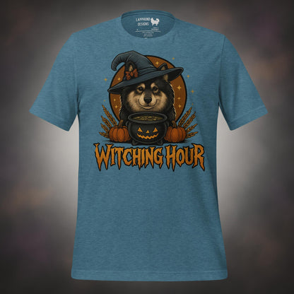 Finnish Lapphund Witching Hour Halloween T-Shirt