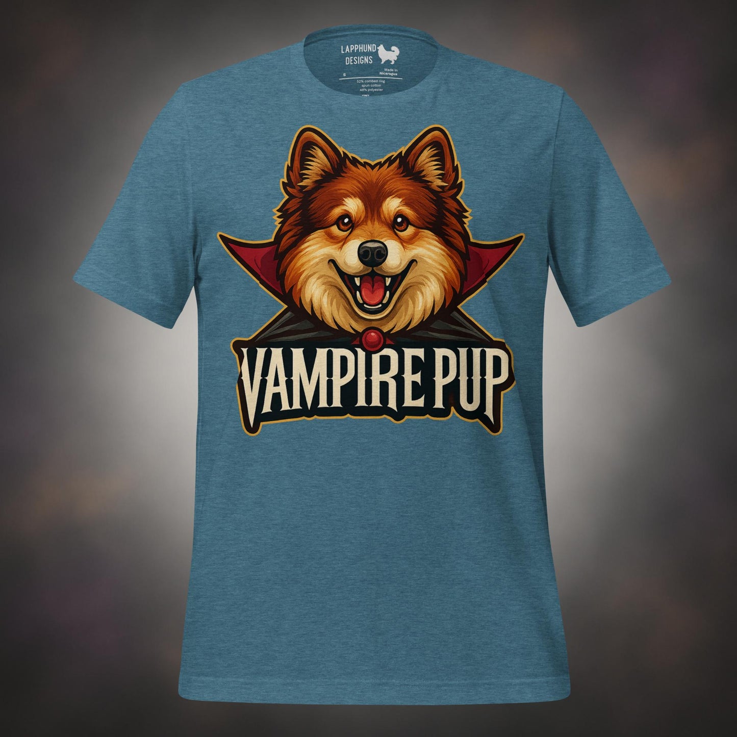 Finnish Lapphund Vampire Pup Halloween T-Shirt