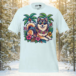 Finnish Lapphund Tropical Escape T-Shirt | Lapphund Designs