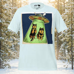 Finnish Lapphund UFO Encounter T-Shirt | Lapphund Designs