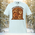 Finnish Lapphund Guardian Doorway Home Protector Illustration T-Shirt | Lapphund Designs