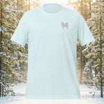 Finnish Lapphund Minimalist Silhouette T-Shirt | Lapphund Designs