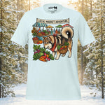 Finnish Lapphund Local Market Adventure Heritage Graphic T-Shirt | Lapphund Designs