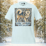 Finnish Lapphund Loyal Lapphund from Lapland Heritage Graphic T-Shirt | Lapphund Designs