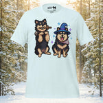 Finnish Lapphund Pixel Quest Magic Adventure Graphic T-Shirt | Lapphund Designs