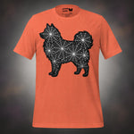 Finnish Lapphund Spiderweb Silhouette Halloween T-Shirt