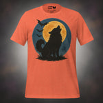 Finnish Lapphund Halloween Moon Howl T-Shirt