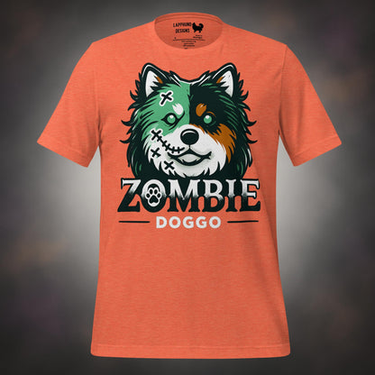 Finnish Lapphund Zombie Doggo Halloween T-Shirt