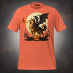 Finnish Lapphund Dragon Bat Halloween T-Shirt