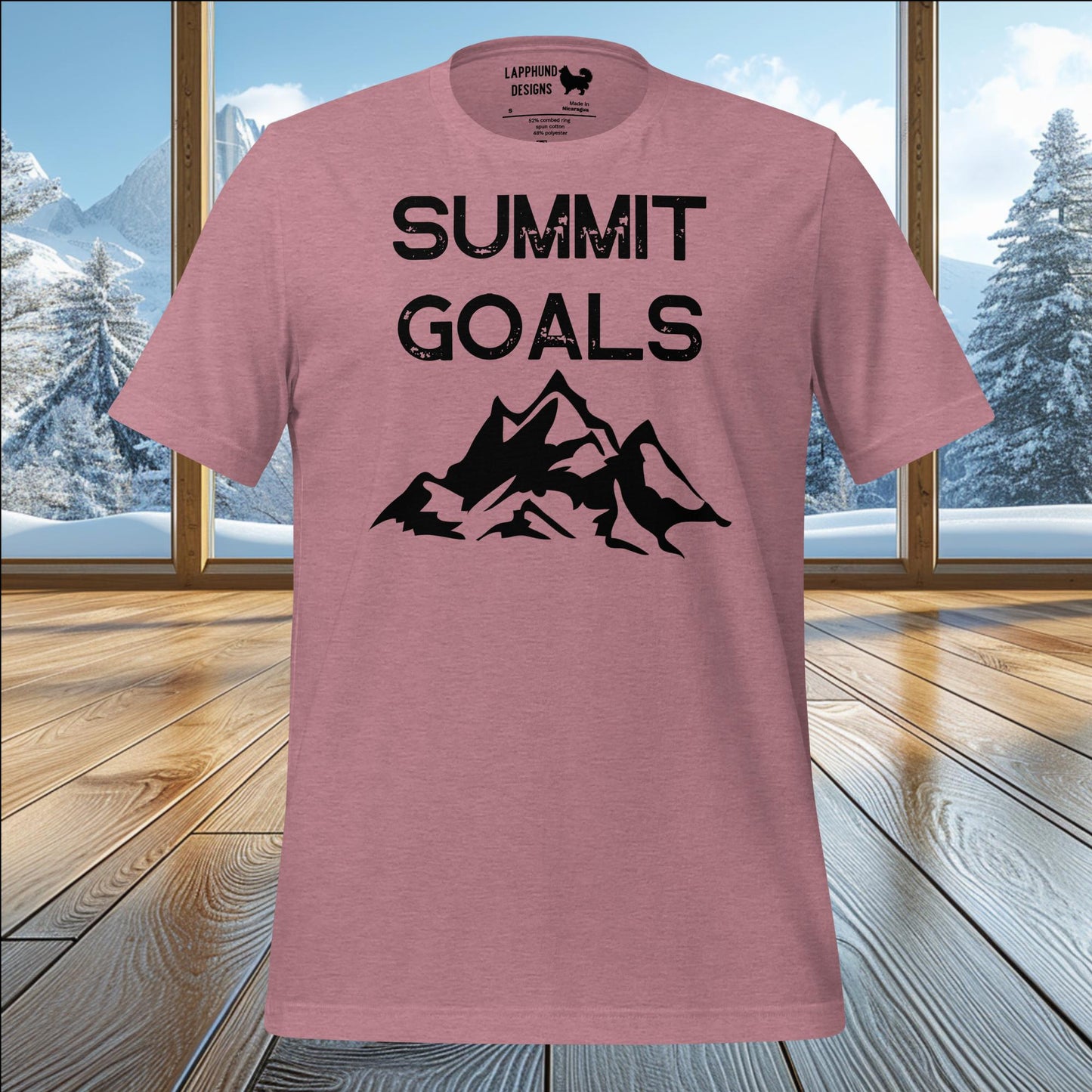 Summit Goals Mountain Adventure T-Shirt – Perfect for Nature and Peak Enthusiasts