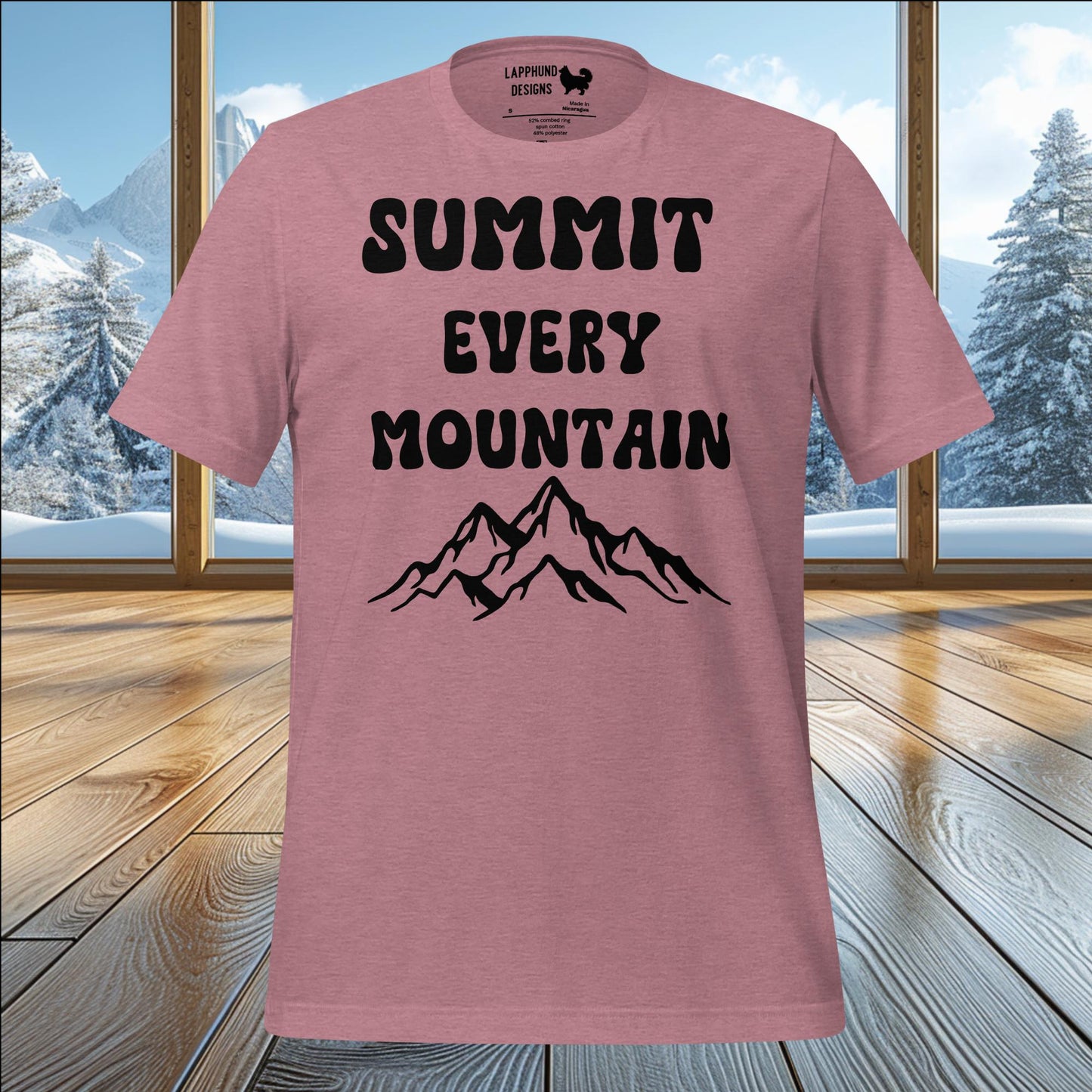 Summit Every Mountain T-Shirt – Bold Design for Nature Lovers & Outdoor Adventurers