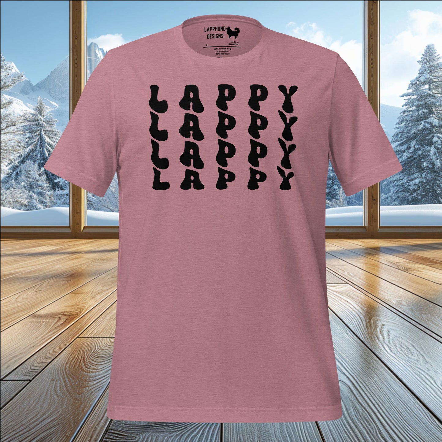 LAPPY Repeat T-Shirt – Fun, Bold Design for Lapphund Lovers