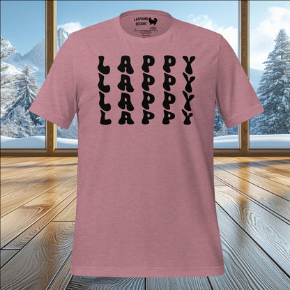 LAPPY Repeat T-Shirt – Fun, Bold Design for Lapphund Lovers