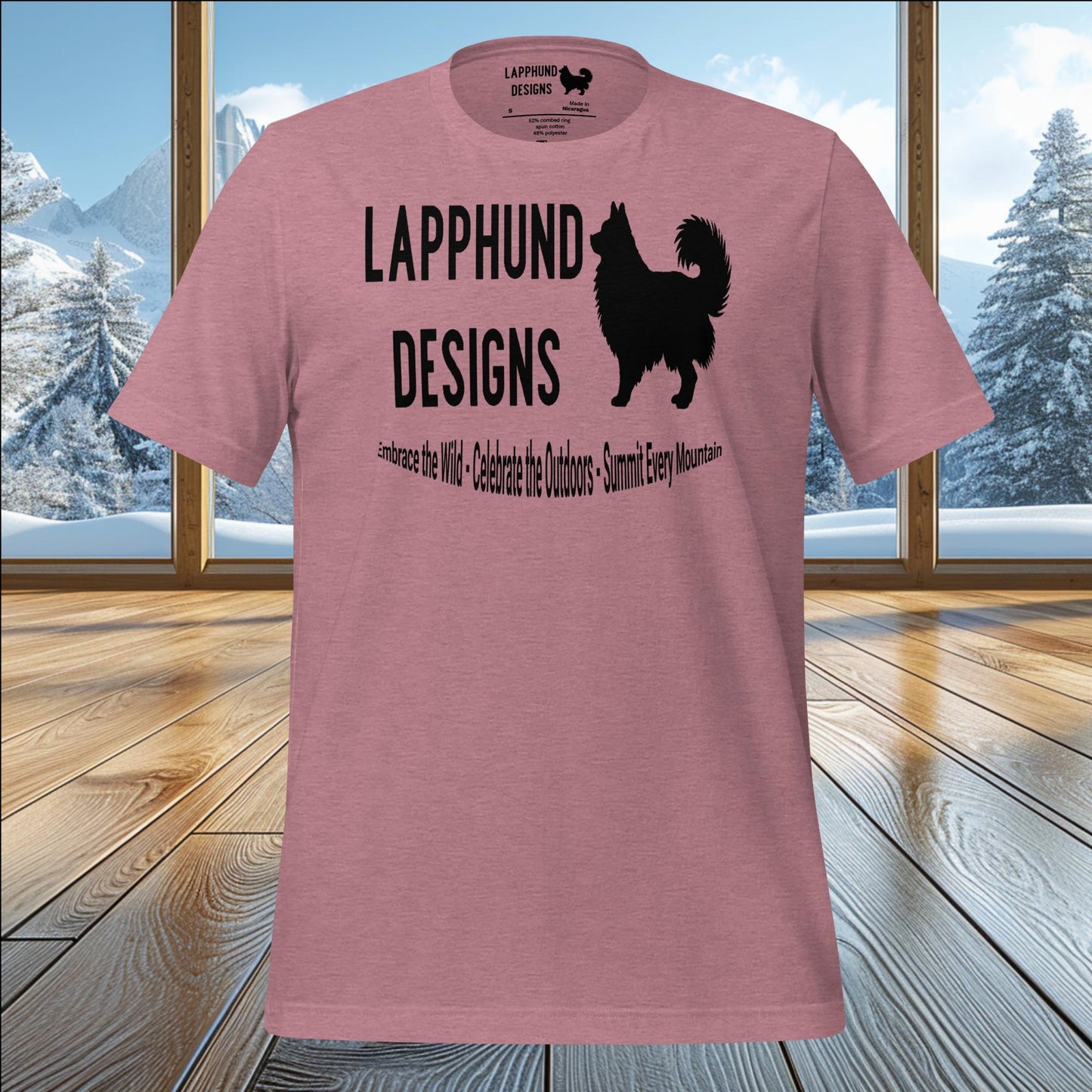 Lapphund Designs Logo T-Shirt – Proudly Represent Your Love for Lapphunds & Adventure