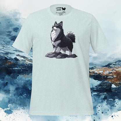 Wilderness Scout Lapphund T-Shirt – Finnish Lapphund Outdoor Explorer Design