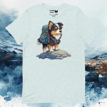 Finnish Lapphund T-Shirt – Adventurous Hiker Design for Nature Explorers