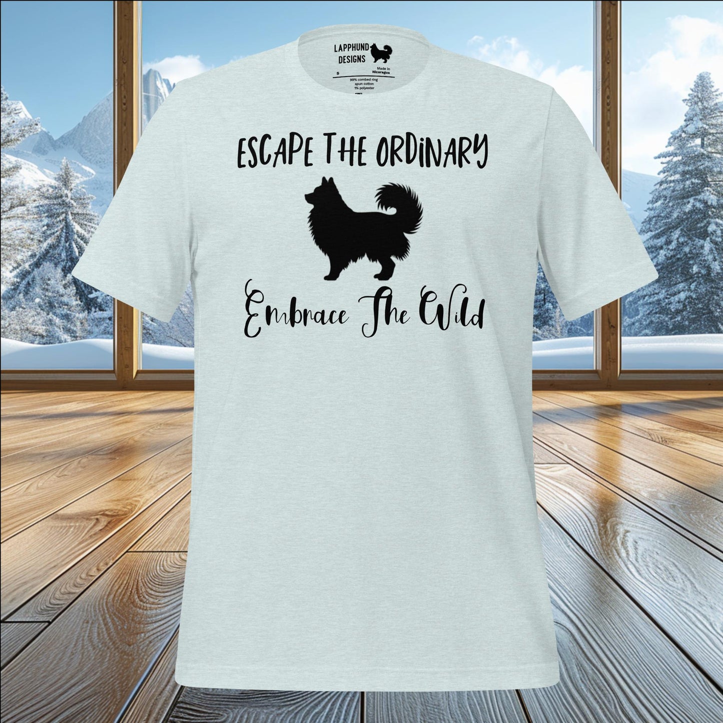 Escape the Ordinary Lapphund T-Shirt – Embrace the Wild Outdoor Design