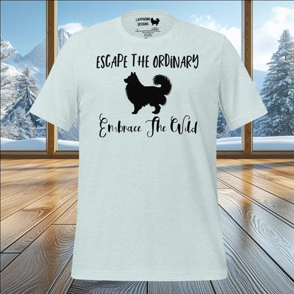 Escape the Ordinary Lapphund T-Shirt – Embrace the Wild Outdoor Design