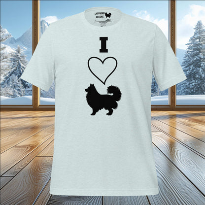 I Love My Lapphund T-Shirt – Perfect for Proud Lapphund Owners & Dog Lovers