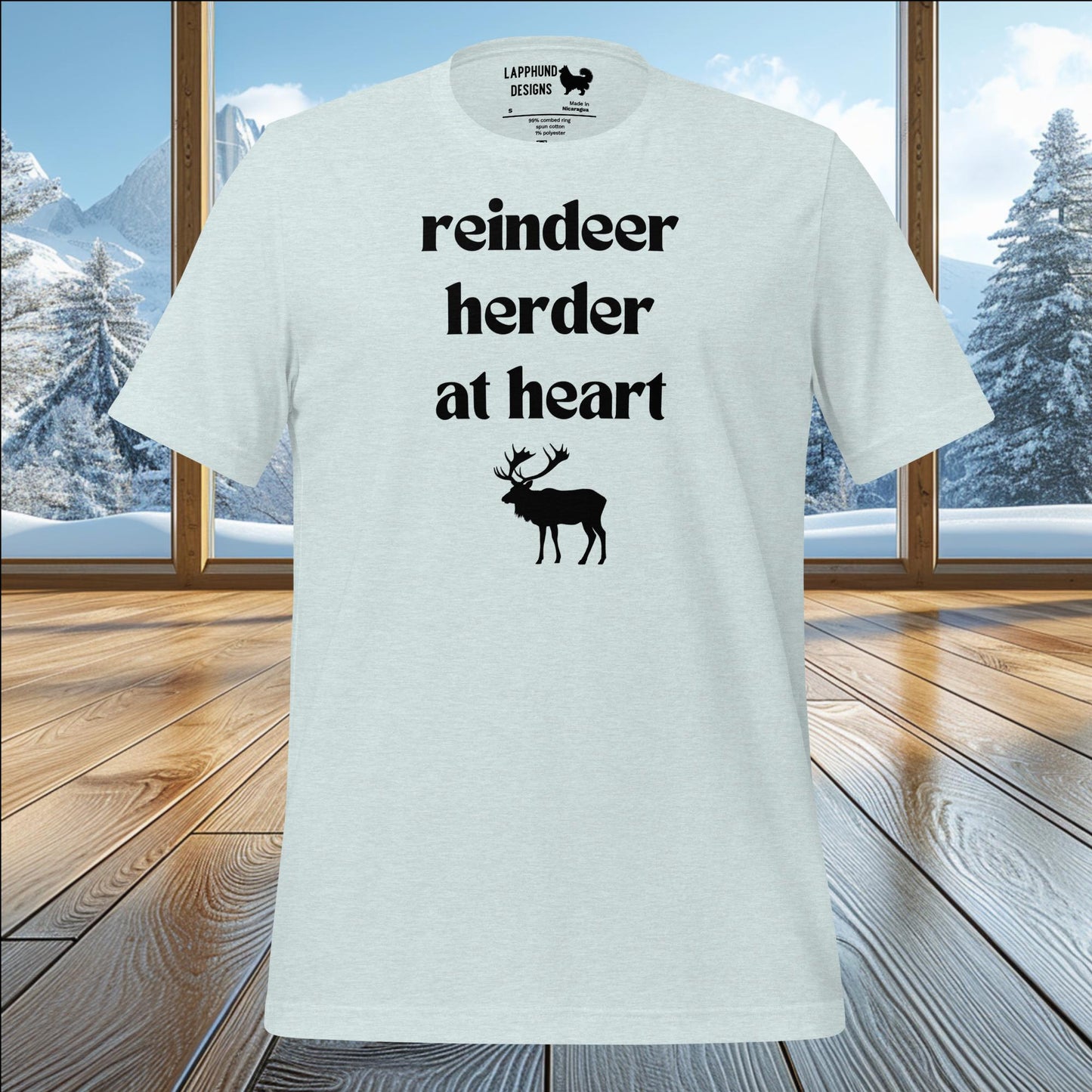 Reindeer Herder at Heart T-Shirt – Celebrate the Spirit of Finnish Lapphunds & Adventure