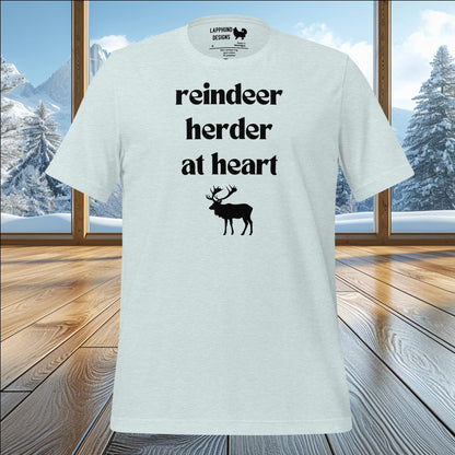 Reindeer Herder at Heart T-Shirt – Celebrate the Spirit of Finnish Lapphunds & Adventure