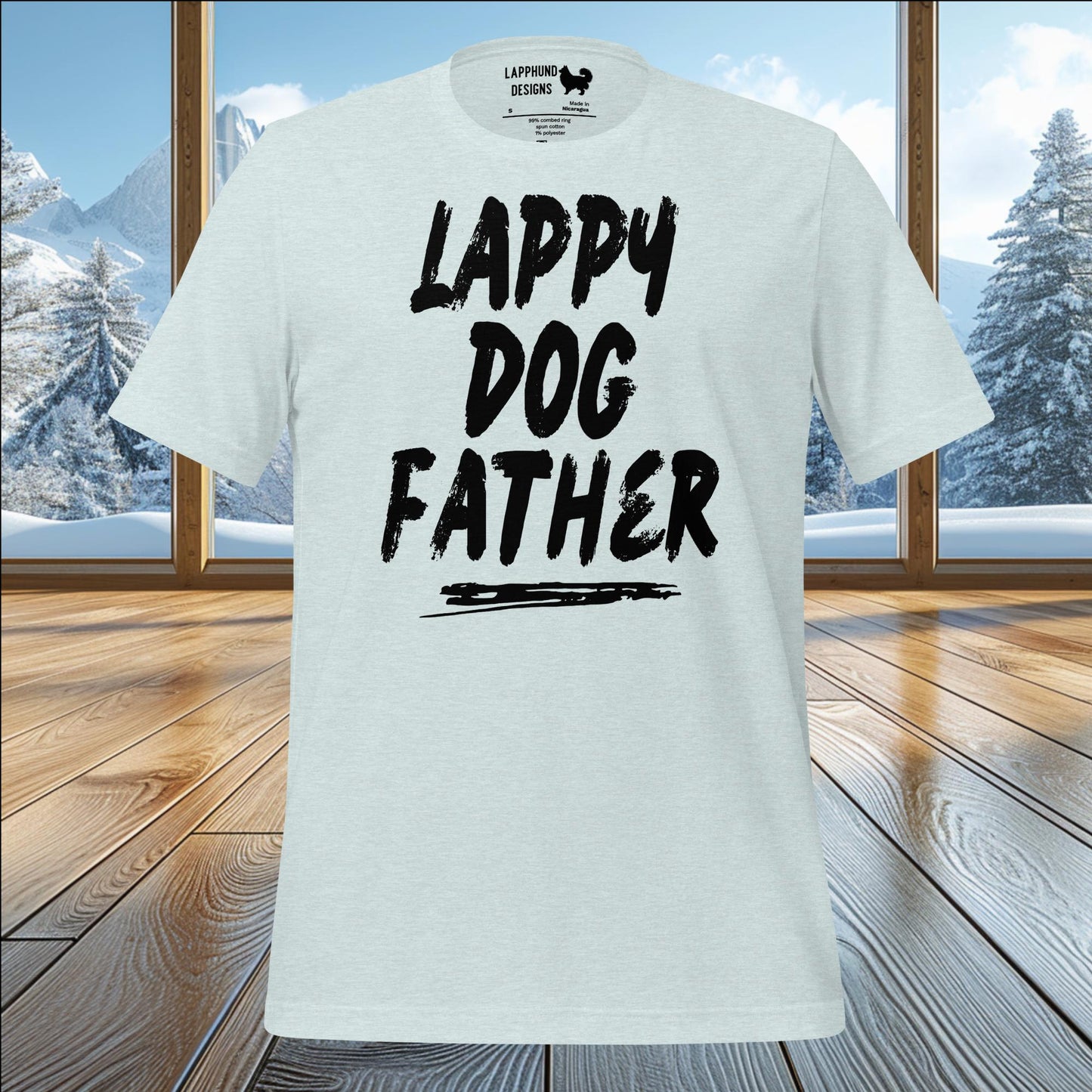 Lappy Dog Father T-Shirt – Perfect for Proud Lapphund Dads & Dog Lovers