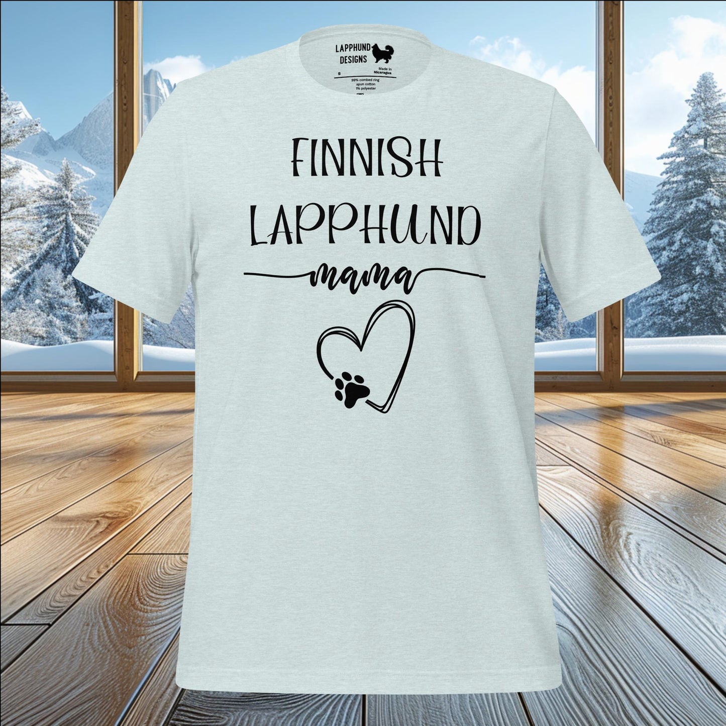 Finnish Lapphund Mama T-Shirt – Perfect for Proud Dog Moms & Lapphund Lovers