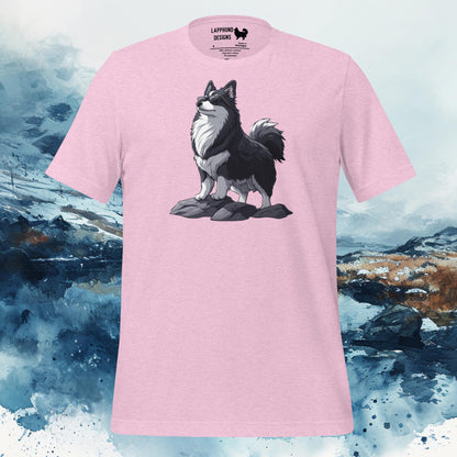 Wilderness Scout Lapphund T-Shirt – Finnish Lapphund Outdoor Explorer Design