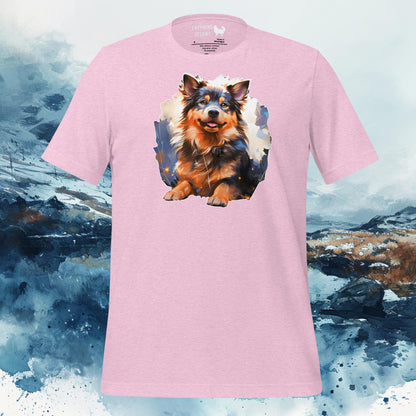 Finnish Lapphund T-Shirt – Lifelike Lappie Portrait with Vibrant Colors