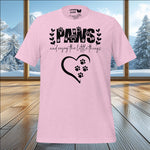 PAWS and Enjoy the Little Things T-Shirt – Perfect for Dog Lovers & Nature Enthusiasts