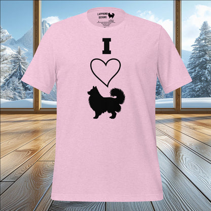 I Love My Lapphund T-Shirt – Perfect for Proud Lapphund Owners & Dog Lovers