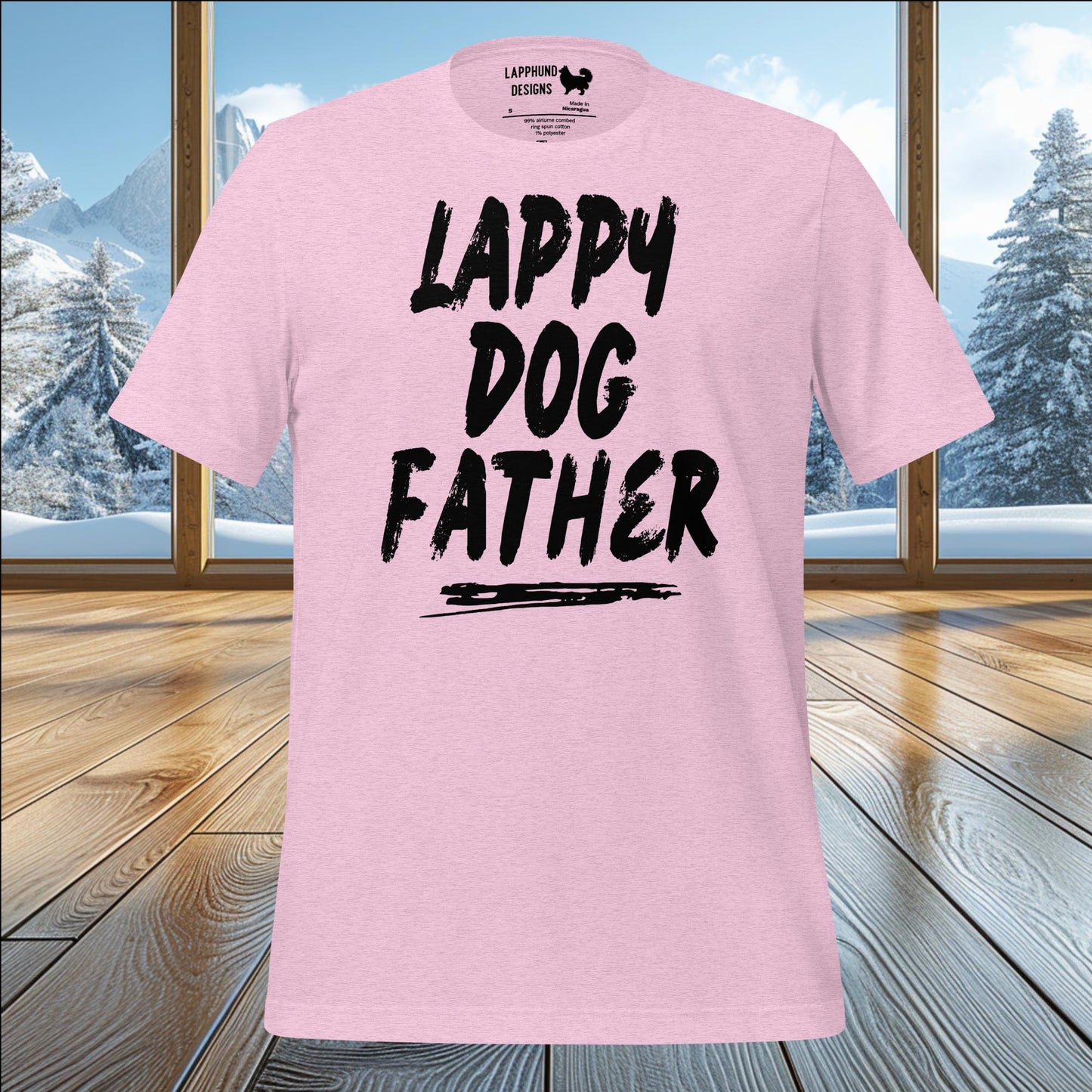 Lappy Dog Father T-Shirt – Perfect for Proud Lapphund Dads & Dog Lovers