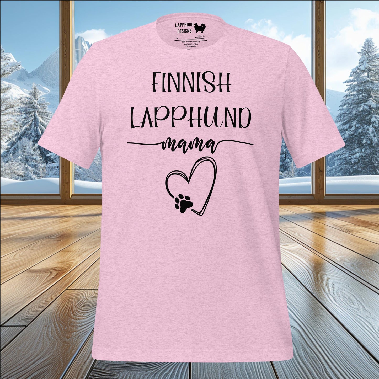 Finnish Lapphund Mama T-Shirt – Perfect for Proud Dog Moms & Lapphund Lovers