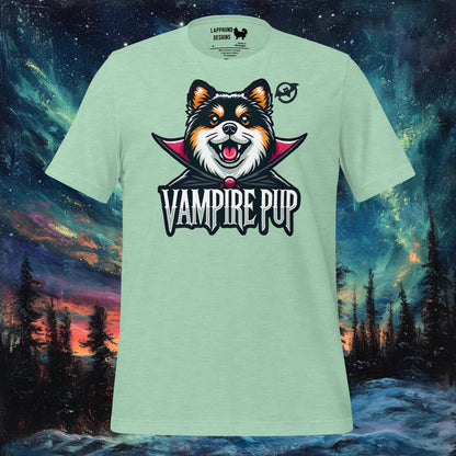 Vampire Pup T-paita – Suomen lapinkoira Halloween Vampire Design