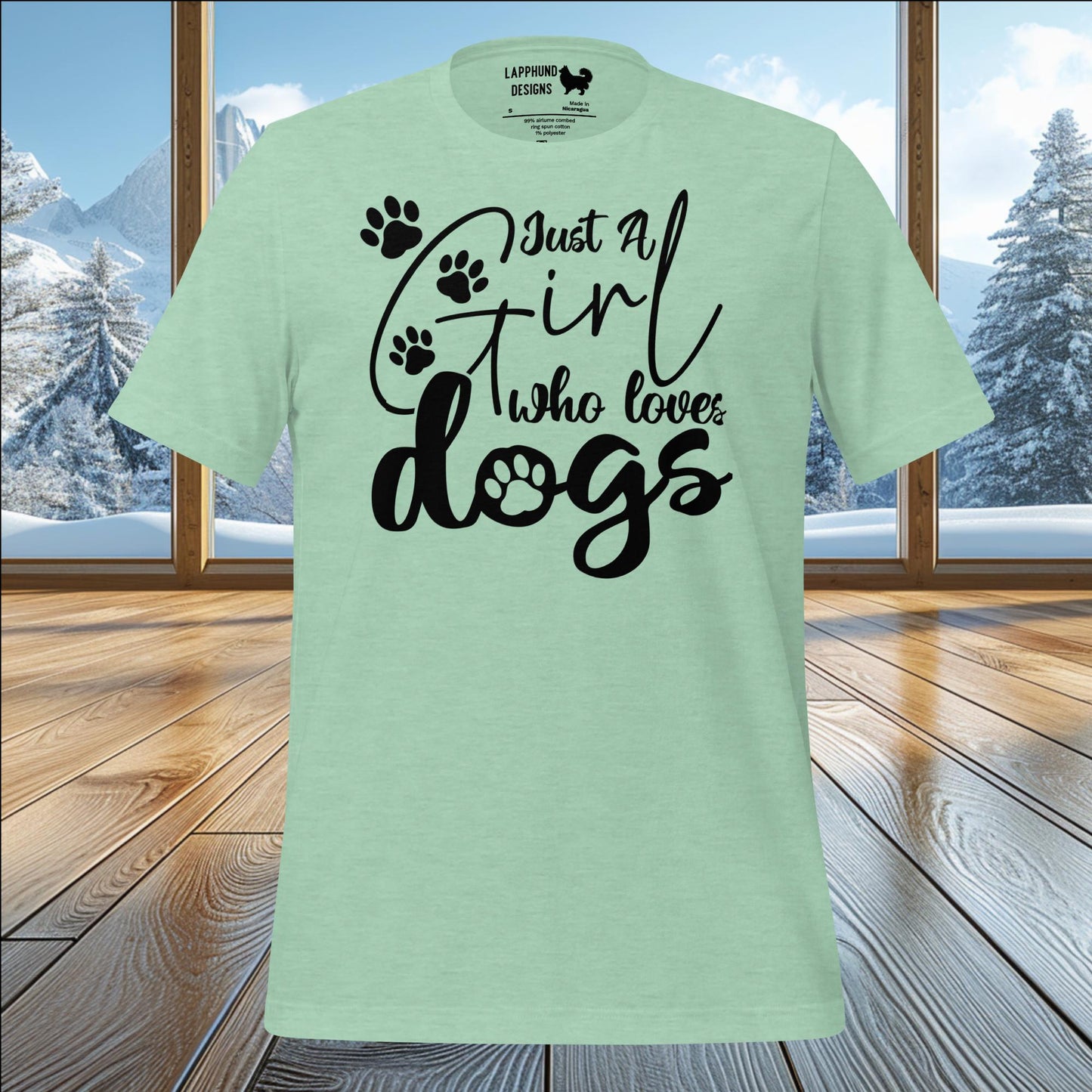 Just a Girl Who Loves Dogs T-Shirt – Celebrate Adventure and Outdoor Life