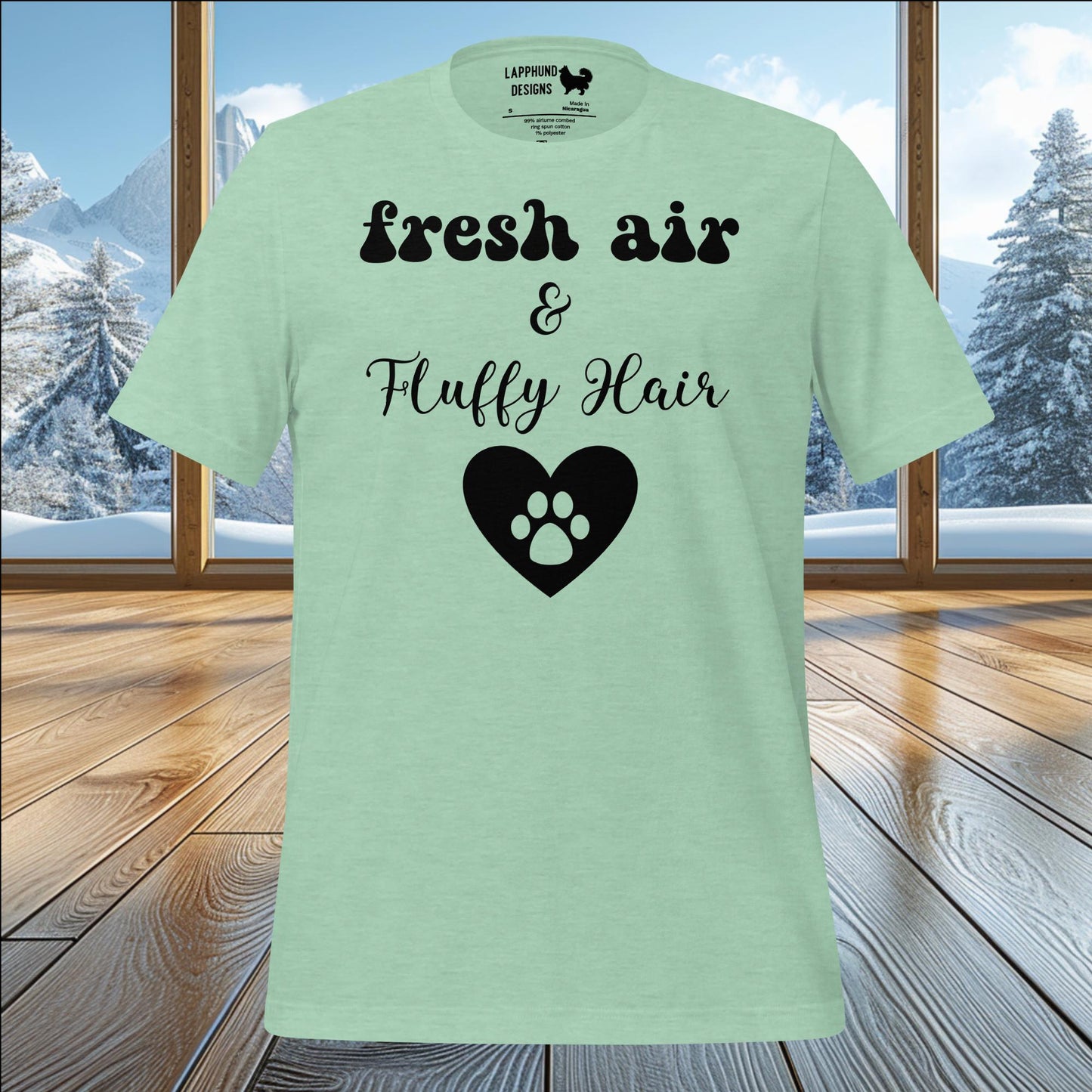 Fresh Air & Fluffy Hair T-Shirt – Celebrate the Outdoors with Your Furry Friend