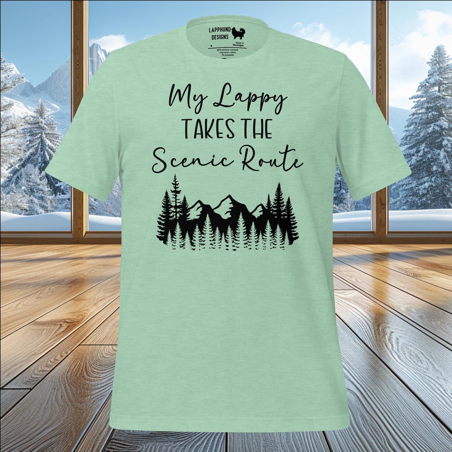 My Lappy Takes the Scenic Route T-Shirt – Adventure with Your Lapphund