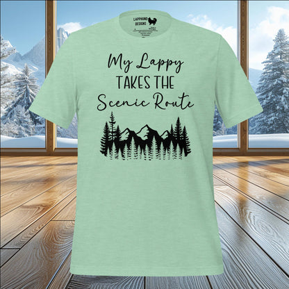 My Lappy Takes the Scenic Route T-Shirt – Adventure with Your Lapphund