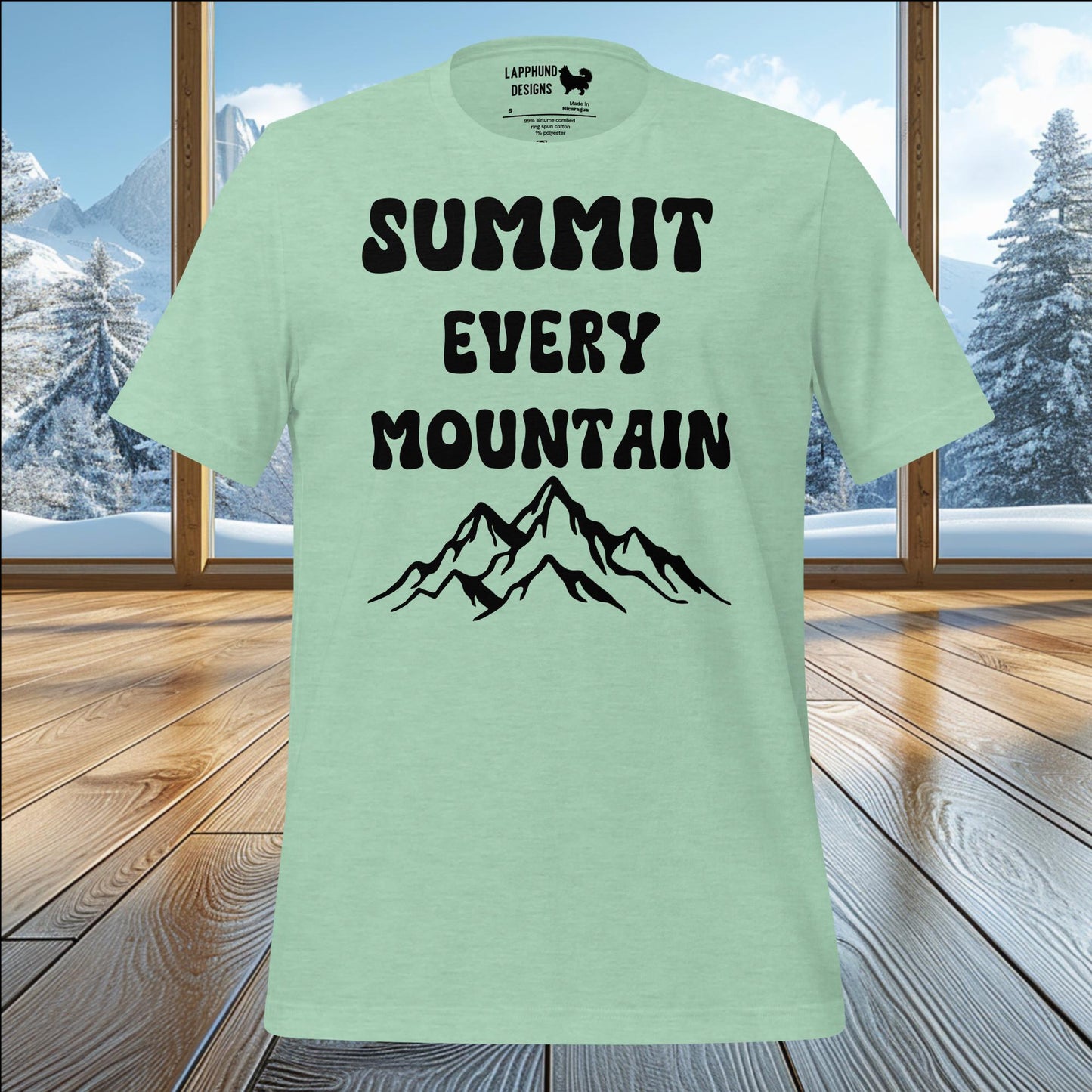 Summit Every Mountain T-Shirt – Bold Design for Nature Lovers & Outdoor Adventurers