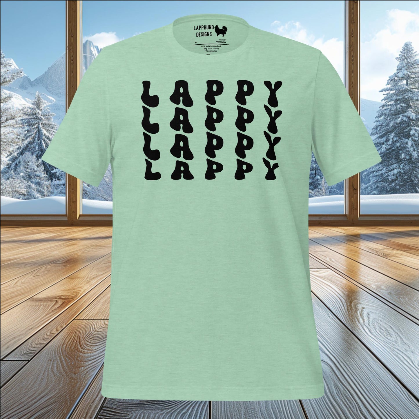 LAPPY Repeat T-Shirt – Fun, Bold Design for Lapphund Lovers