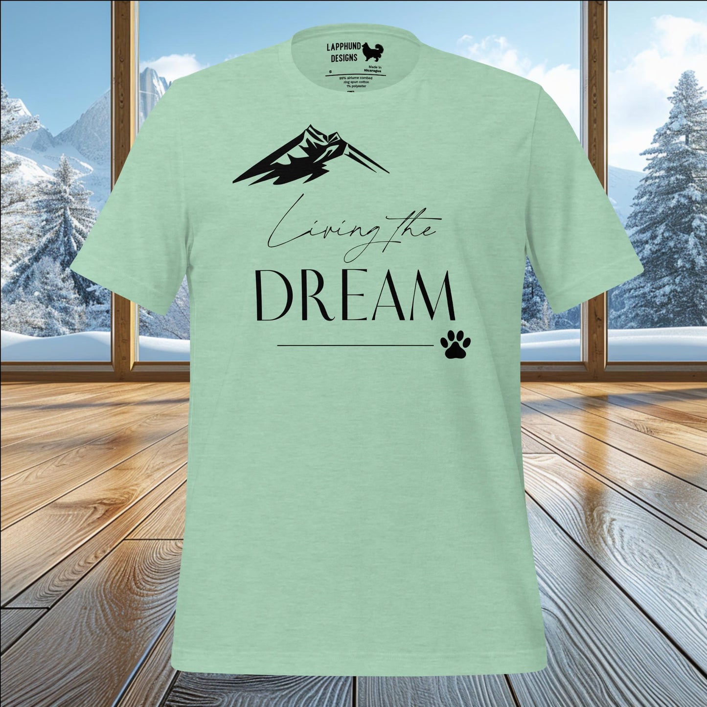 Living the Dream T-Shirt – Perfect for Nature Lovers & Adventurous Dog Owners